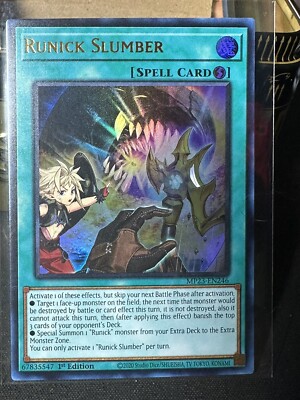 Yu-Gi-Oh! TCG Runick Slumber 25th Anniversary Tin: Dueling Heroes Mega Pack...-image