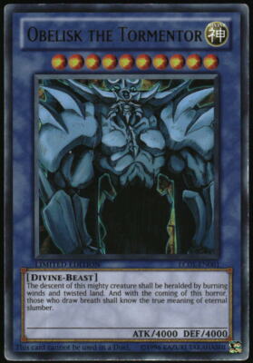 Yu-Gi-Oh! - Obelisk the Tormentor 2010 LC01-EN001 Ultra Rare Limited Edition-image