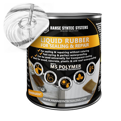 Liquid Rubber Coating Sealant, MS-Polymer Waterproof Coating for Indoor Outdoor-image