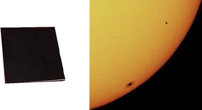 BP-1212 - Silver-Black Polymer Solar Filter Film Sheet (12