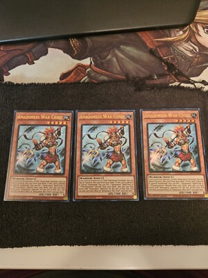 X3 Yu-Gi-Oh! TCG Amazoness War Chief 25th Anniversary Tin: Dueling Heroes Mega -image
