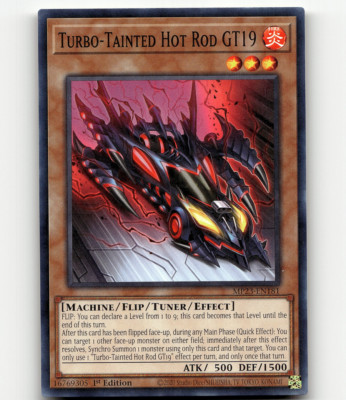 Yugioh Turbo-Tainted Hot Rod GT19 25th Anniv. Tin: Dueling Heroes Mega Pack-image