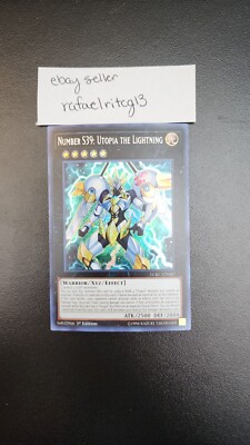 Number S39: Utopia the Lightning LCKC-EN087 Legendary Collection Kaiba 1st...-image