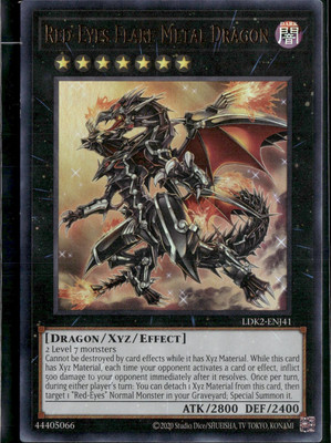 Yu-Gi-Oh! Red-Eyes Flare Metal Dragon LDK2-ENJ41 Ultra Rare Unlimited NM-image