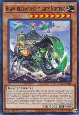 1x Heavy Beetrooper Mighty Neptun NM Eng YuGiOh - 2022 Mega Tin - Pharoah's Gods-image