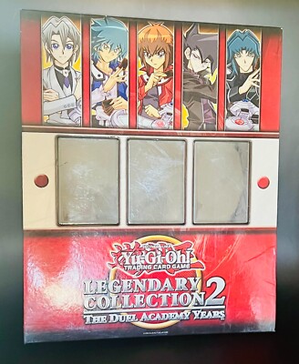 Vintage Shonen Jump Yu-Gi-Oh! Trading Card Game Legendary Collection 2 Binder-image