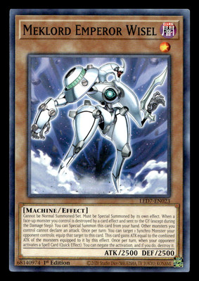 Yugioh Legendary Duelists: Rage of Ra #LED7-EN023 Meklord Emperor Wisel-image
