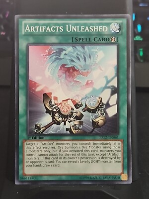 Artifacts Unleashed - 1st Edition - Yugioh Spell Card - Vintage-image