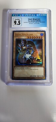 *28 Yu-Gi-Oh! Dark Magician LC01-EN005 Legendary 25th Anniversary CGC 9.5 Gem Mt-image