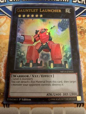 YUGIOH Gauntlet Launcher  MP14-EN025 1ST EDITION NEVER PLAYED!-image