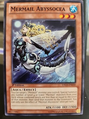 Mermail Abyssocea - 1st Edition - Yugioh Water Monster - Vintage-image