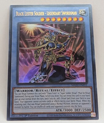 Yu-Gi-Oh! TCG Black Luster Soldier - Legendary Swordsman Maze of Memories...-image