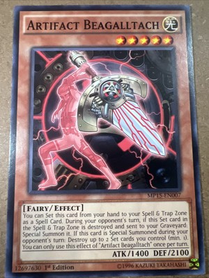 Yu-Gi-Oh 2015 Mega-Tin Mega Pack - Artifact Beagalltach MP15-EN007 - 1st Edition-image