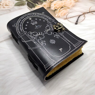 Leather Journal Door of During Leather Dairy Notebook sketchbook, Dream Journal.-image