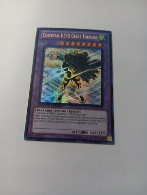 Elemental HERO Great Tornado LC02-EN010 Legendary Collection 2: The Duel Academ…-image