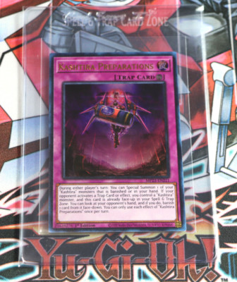 YuGiOh Spell Card Kashtira Preparations MP23-EN211 1st Edition Ultra Rare-image