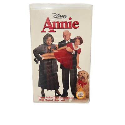 ANNIE VHS TAPE 1999 WALT DISNEY KATHY BATES ALICIA MORTON Clamshell E9-image