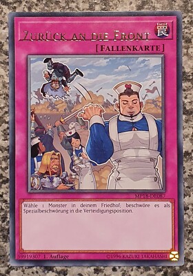 Yugioh Misprint Back to the Front MP18-EN087 Rare 1st Edition MINT-image