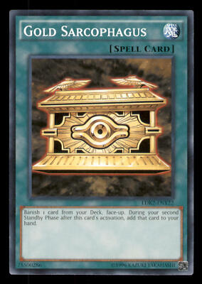Yugioh Gold Sarcophagus #LDK2-ENY22 Legendary Decks II LP-image