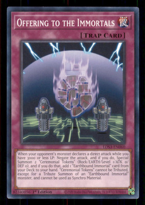 Yugioh Offering to the Immortals #LDS3-EN060 Legendary Duelists: Season 3 LP-image