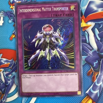 Yugioh! LP Interdimensional Matter Transporter - LCKC-EN052 - Secret Rare - 1st -image