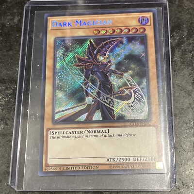 Yugioh Dark Magician CT14-EN001 Limited Edition Secret Rare Ships Same Day-image