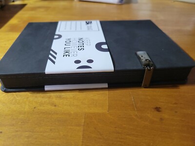 Bullet Keeper Daily Weekly Monthly Undated Planner A5 Soft Cover Black~ Magnetic-image
