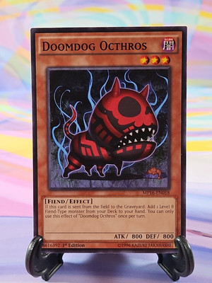 Yu-Gi-Oh TCG Card | Doomdog Octhros MP16-EN018 First Edition-image