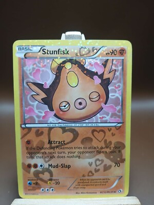 HP Stunfisk RC12/RC25 Pokemon Legendary Treasures BW Radiant Collection-image
