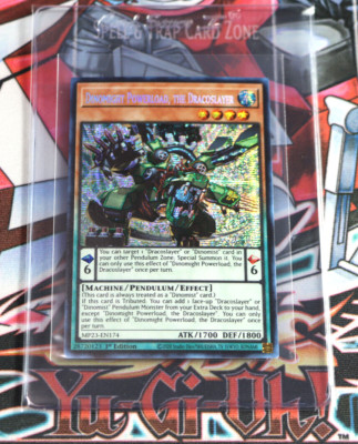 YuGiOh Dinomight Powerload, the Dracoslayer MP23-EN174 Prismatic Secret Rare-image