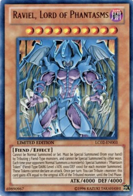 Yugioh! LP Raviel, Lord of Phantasms - LC02-EN003 Ultra Rare Limited Edition-image
