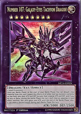 Number 107: Galaxy-Eyes Tachyon Dragon MP14-EN024-image