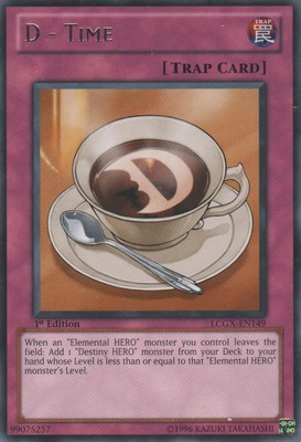 D - Time - LCGX-EN149 - Rare - 1st Edition - Moderately Played-image