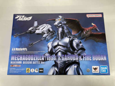 Figure Bandai S.H Monster Arts Mechagodzilla 1993 & Garuda & Fire Rodan Makuhari-image