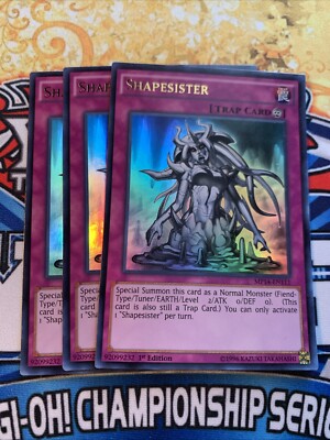 Yu-Gi-Oh! 3X Shapesister MP14-EN111 1ST EDITION NM NEVER PLAYED!!! PLAYSET!-image