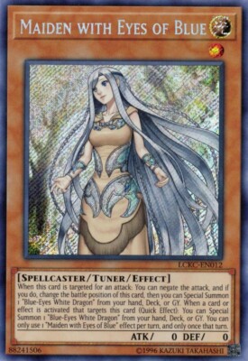 Yu-Gi-Oh! Maiden With Eyes of Blue Unlimited LCKC-EN012 Secret Rare NM/LP x1-image
