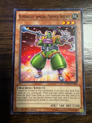 Superheavy Samurai Prepped Defense MP16-EN180 2016 Mega-Tins Mega Pack 1st...-image