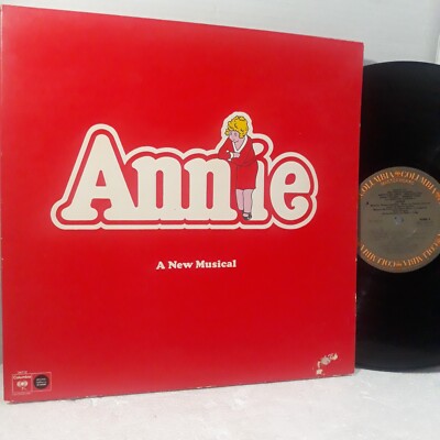 ANNIE 1977 Musical Columbia Records Masterworks LP PS-34712  Gatefold VG+VINYL -image