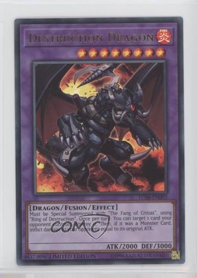 Destruction Dragon (UR) Limited Edition YuGiOh Legendary Collection Kaiba 1z4-image