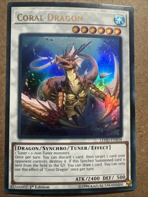 Yu-Gi-Oh Legendary Hero Decks - Coral Dragon LEHD-ENB38 - 1st Edition-image