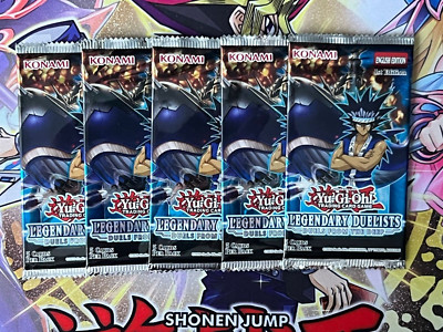 Yu-Gi-Oh Legendary Duelists Duels From The Deep Factory Sealed Booster Pack x5-image