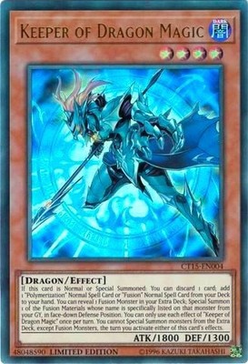 1x Keeper of Dragon Magic - Limited NM Eng YuGiOh - 2018 Mega-Tins-image