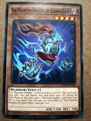 YuGiOh Legendary Hero Decks - The Phantom Knights Of Cloven Helm LEHD-ENC04 -image