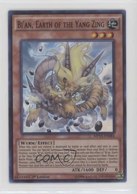2015 Yu-Gi-Oh! Mega-Tins Mega Pack 1st Edition Bi'an Earth of the Yang Zing 0f7c-image