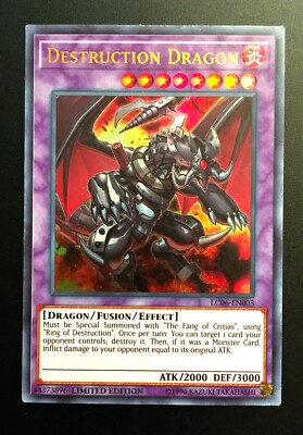 Yugioh Destruction Dragon LC06-EN003 Ultra Rare Limited Edition LP-image