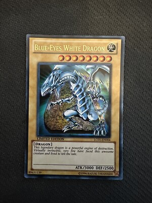 Yugioh! LP Blue-Eyes White Dragon - LC01-EN004 - Limited Edition-image