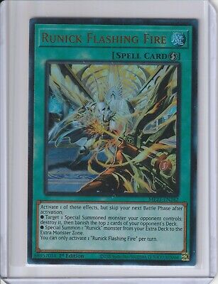 Runick Flashing Fire MP23-EN242 25th Anniversary Tin: Dueling Heroes Mega Pack-image