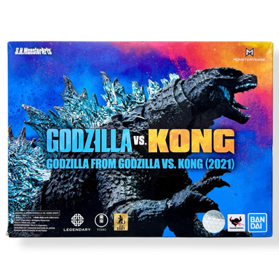 Godzilla from 2021 Godzilla vs Kong - S.H.MonsterArts Action Figure MINT-image