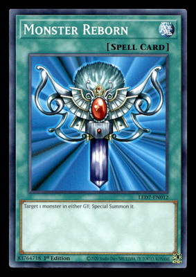 Yugioh Legendary Duelists: Rage of Ra #LED7-EN012 Monster Reborn-image