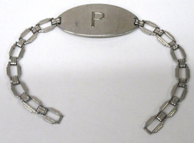 1934 chrome RADIO ORPHAN ANNIE IDENTIFICATION DISC 